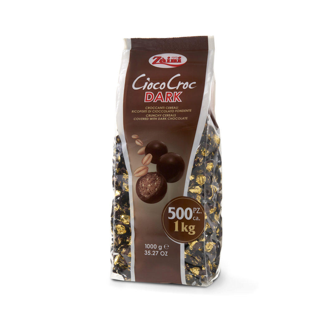CiocoCroc Dark: Crunchy cereals covered with dark chocolate 1000g