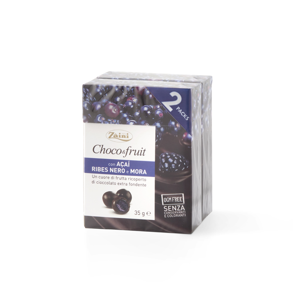 Choco&fruit: with Acai, Blackcurrant and Blackberry 70g