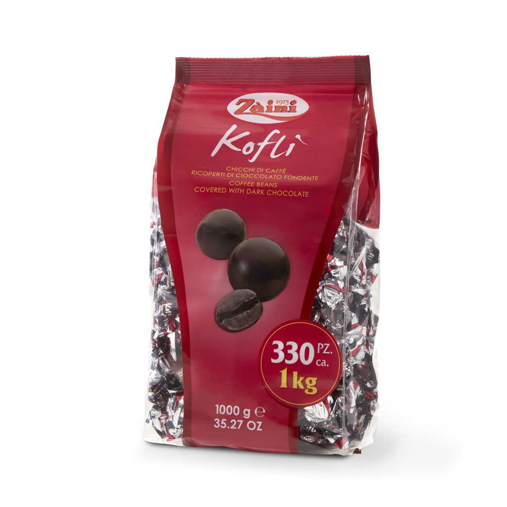 Koflì: Coffe beans covered with dark chocolate 1000G