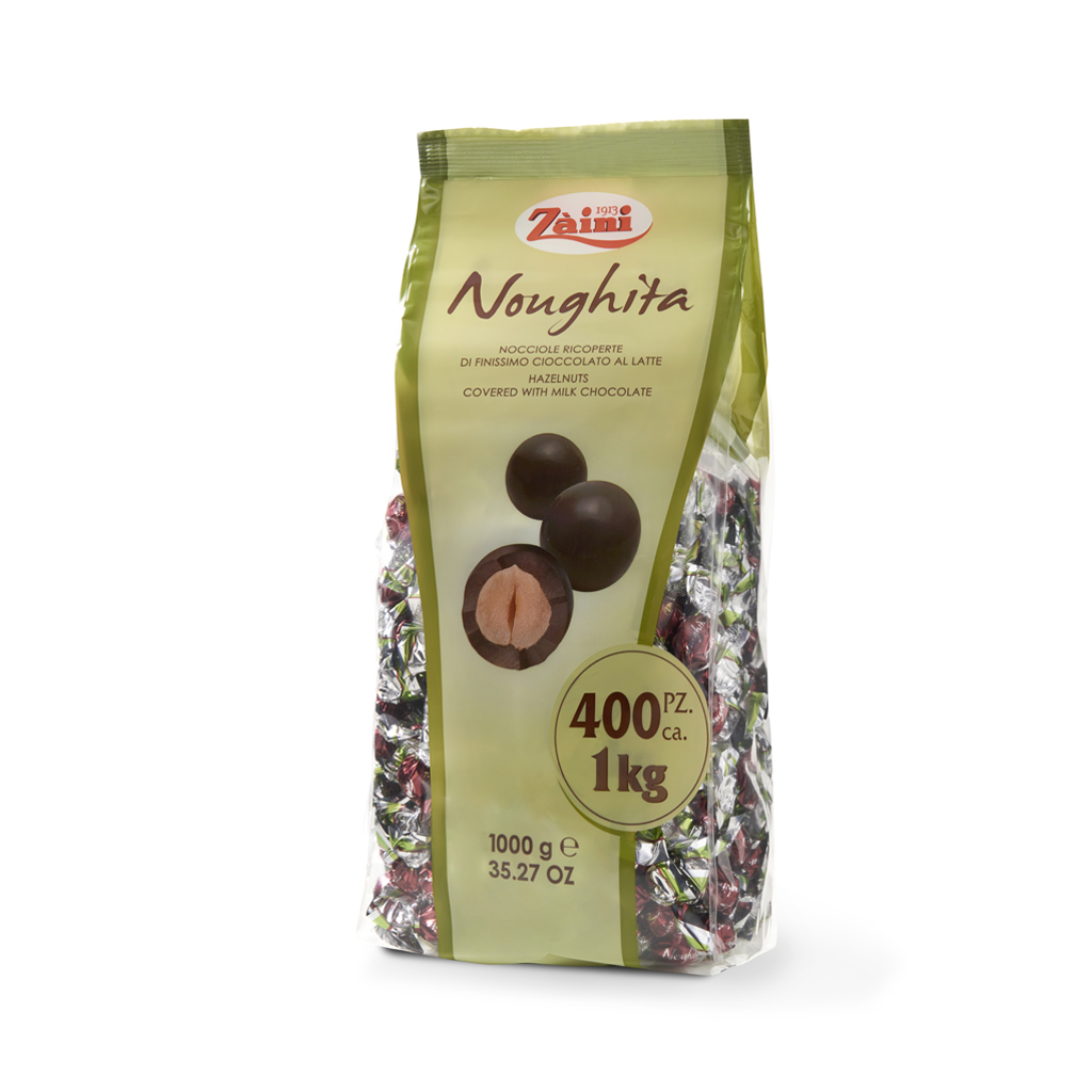 Noughita: Hazelnuts covered with milk chocolate 1000G