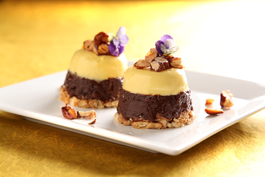 Cherry Semifreddo with Chocolate Ganache Recipe | myfoodbook